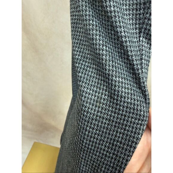 Vintage Pants with Suspenders Houndstooth 1980s 1990s Size Small Grunge Goth Alt - Picture 8 of 9